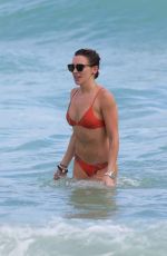 KATIE CASSIDY in Bikini on the Beach in Miami 12/22/2015