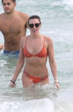 KATIE CASSIDY in Bikini on the Beach in Miami 12/22/2015