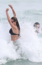 KATIE CASSIDY in Bikini on the Beach in Miami 12/22/2015