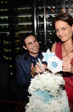 KATIE HOLMES at Beauty & Essex in New Yor 12/16/2015