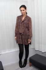 KATIE HOLMES at Her Alterna Haircare Line Promotion in New York 12/14/2015