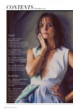 KATIE HOLMES in Ocean Drive Magazine, December 2015 Issue