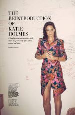 KATIE HOLMES in Ocean Drive Magazine, December 2015 Issue