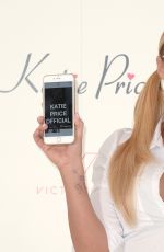 KATIE PRICE at Katie Price Official App Launch in London 12/02/2015