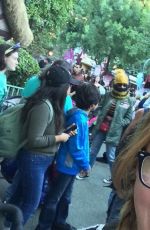 KATY PERRY Out in Disneyland 12/17/2015