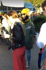 KATY PERRY Out in Disneyland 12/17/2015