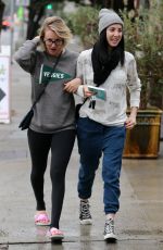 KEEY CUOCO Leaves the Marmalade Cafe in Los Angeles 12/22/2015