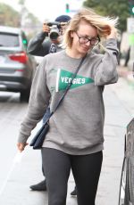 KEEY CUOCO Leaves the Marmalade Cafe in Los Angeles 12/22/2015