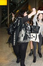 KEHDALL JENNER Arrives at Heathrow Airport in London 12/06/2015