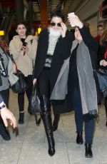 KEHDALL JENNER Arrives at Heathrow Airport in London 12/06/2015