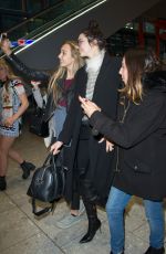 KEHDALL JENNER Arrives at Heathrow Airport in London 12/06/2015