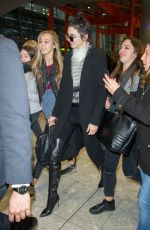 KEHDALL JENNER Arrives at Heathrow Airport in London 12/06/2015