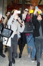 KEHDALL JENNER Arrives at Heathrow Airport in London 12/06/2015