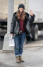 KEIRA KNIGHTLEY Leaves Dimes Restaurant in New York 12/22/2015