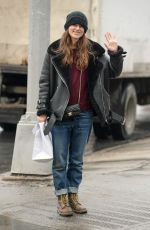 KEIRA KNIGHTLEY Leaves Dimes Restaurant in New York 12/22/2015