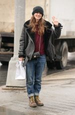 KEIRA KNIGHTLEY Leaves Dimes Restaurant in New York 12/22/2015