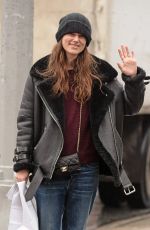KEIRA KNIGHTLEY Leaves Dimes Restaurant in New York 12/22/2015