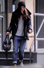 KEIRA KNIGHTLEY Leaves Her Apartment in New York 12/30/2015
