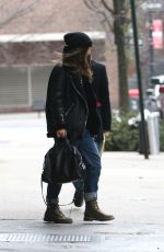 KEIRA KNIGHTLEY Leaves Her Apartment in New York 12/30/2015