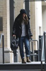 KEIRA KNIGHTLEY Leaves Her Apartment in New York 12/30/2015