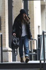 KEIRA KNIGHTLEY Leaves Her Apartment in New York 12/30/2015