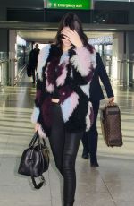 KENDALL JENNER at Heathrow Airport in London 12/08/2015