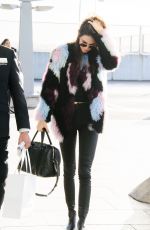 KENDALL JENNER at Heathrow Airport in London 12/08/2015