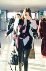 KENDALL JENNER at Heathrow Airport in London 12/08/2015
