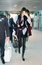 KENDALL JENNER at Heathrow Airport in London 12/08/2015