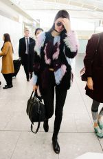 KENDALL JENNER at Heathrow Airport in London 12/08/2015