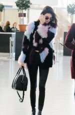 KENDALL JENNER at Heathrow Airport in London 12/08/2015