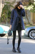 KENDALL JENNER Out in Beverly Hills 12/16/2015