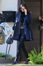 KENDALL JENNER Out in Beverly Hills 12/16/2015