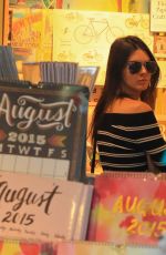 KENDALL JENNER Shopping at Paper Source in West Hollywood 12/11/2015