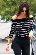 KENDALL JENNER Shopping at Paper Source in West Hollywood 12/11/2015