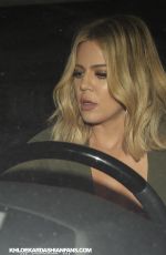 KHLOE KARDASHIAN Leaves Bunim/Murray Studos in Los Angeles 12/18/2015