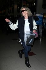 KIM BASINGER Arrives at LAX Airport in Los Angeles 12/21/2015