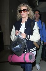 KIM BASINGER Arrives at LAX Airport in Los Angeles 12/21/2015