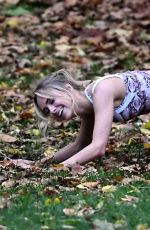 KIMBERLEY GARNER Working Out in Hyde Park in London 12/03/2015