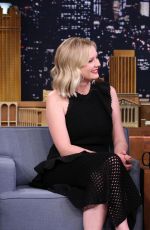 KIRSTEN DUNST at The Tonight Show Starring Jimmy Fallon 12/11/2015