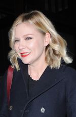 KIRSTEN DUNST Leaves Her Hotel in New York 12/11/2015