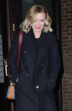 KIRSTEN DUNST Leaves Her Hotel in New York 12/11/2015