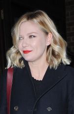 KIRSTEN DUNST Leaves Her Hotel in New York 12/11/2015
