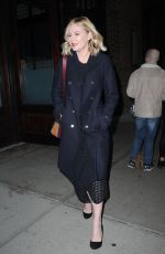 KIRSTEN DUNST Leaves Her Hotel in New York 12/11/2015