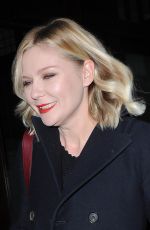 KIRSTEN DUNST Leaves Her Hotel in New York 12/11/2015