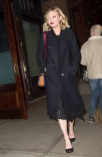 KIRSTEN DUNST Leaves Her Hotel in New York 12/11/2015