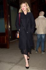 KIRSTEN DUNST Leaves Her Hotel in New York 12/11/2015