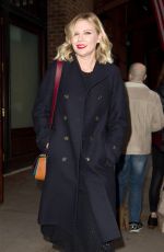 KIRSTEN DUNST Leaves Her Hotel in New York 12/11/2015