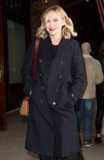 KIRSTEN DUNST Leaves Her Hotel in New York 12/11/2015