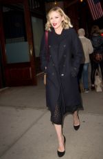 KIRSTEN DUNST Leaves Her Hotel in New York 12/11/2015